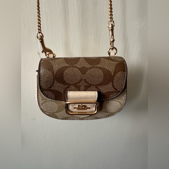 Coach Tan and Brown Mini Bag - Picture 4 of 6